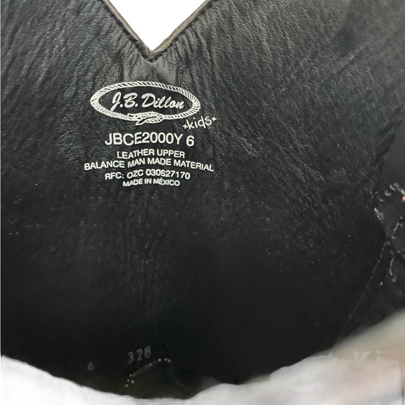 J. B. Dillon Cowboy Western Boots Women Kids EUC Size W8 Ch6 - Picture 8 of 9